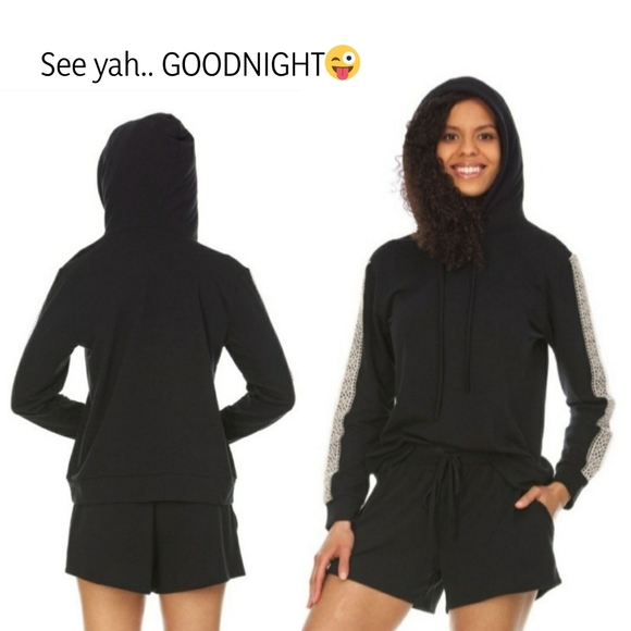 Black XL two piece pj set - Picture 3 of 10